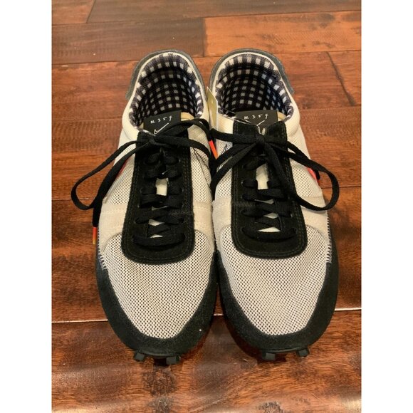 Nike Men's Black & White Mesh Daybreak N. 354 Lace-Up Sneakers, Size 6 (US) - Picture 2 of 10